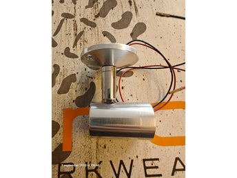 2 st LED-spotlight i aluminium