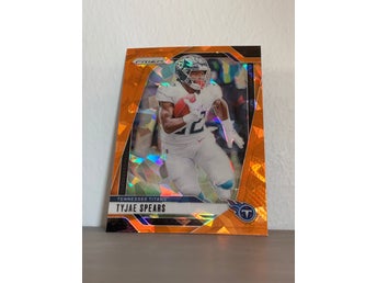 Tyjae Spears 2024 Panini Prizm #278 Orange Ice Titans Card