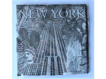 4 st servetter NEW YORK Frihetsgudinnan