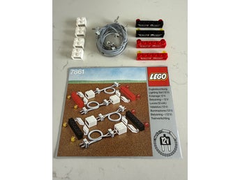 LEGO Tåg Belysningssats 7861 Lightning set electric 12v vintage classic retro