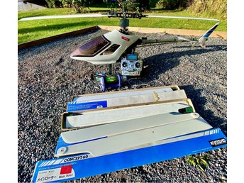 Kyosho Concept 60 RC Helikopter med tillbehör