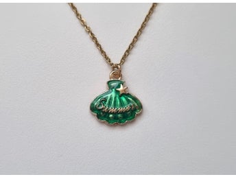 Halsband Grönt Snäckskal