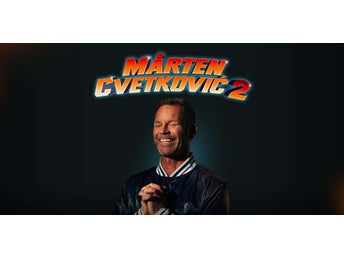 2 biljetter Mårten Cvetkovic 2 – Rad 1 – 16 okt, Helsingborg