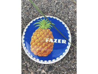 Retro Plåtburk Fazer Ananas