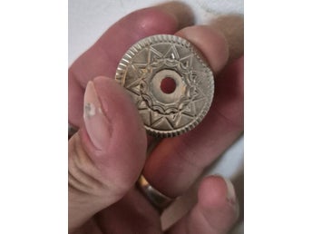 7,9kg Concho, dekorativ metallbricka med stjärnmönster