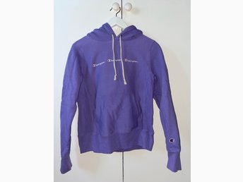 lila champion hoodie