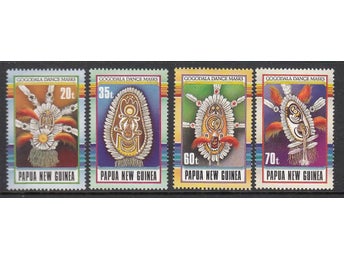 Papua Nya Guinea, Mi 616-19, Dans Masker, xx