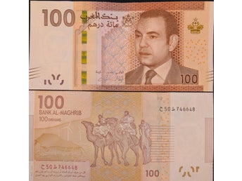 Marocko 100 Dirhams 2012