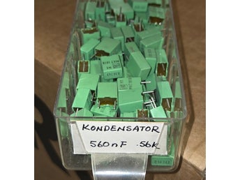 SURPLUS! 20st Stora Film Kondensatorer, olika värden