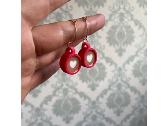 3D printade örhängen