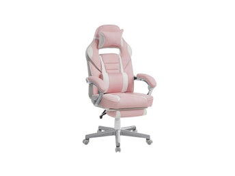 Kontorsstol, Gamingstol, Justerbart, Teleskopiskt Fotstöd OBG073P01