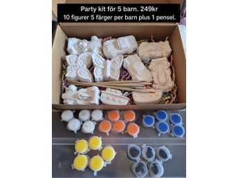 Partykit – Måla dina egna figurer