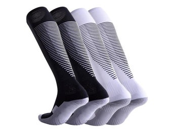 2-Pack Tjocka Fotbollsstrumpor, Storlek 38-47