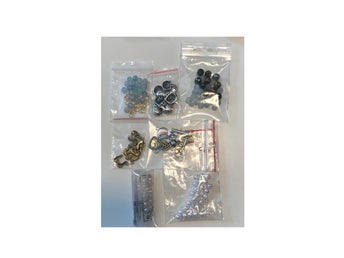 flertal olika sorters pärlor mixpaket