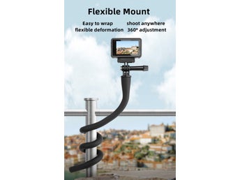 TELESIN Flexibelt fäste för actionkameror Flexible Mount for action Cameras