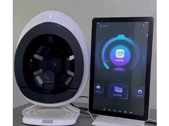 8-spektrums 3D AI professionell ansiktshudanalysator för hemma/kommersiellt bruk