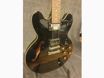 Fin Elgitarr Archtop Epiphone DOT EBONY
