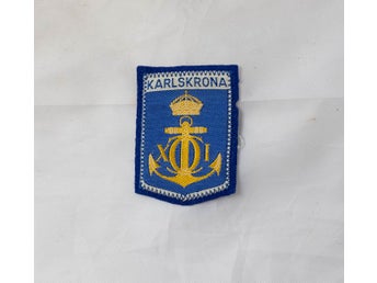 Karlskrona - Vintage Tygmärke Patch