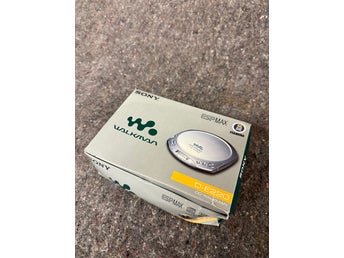 Walkman D-E220 ESPMAX CD-spelare – Originalkartong – Retro