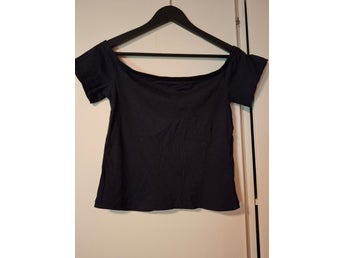 H&m Divided svart topp, storlek L