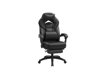 Gamingstol, Kontorsstol med Fotstöd, Skrivbordsstol, Ergonomisk Design,OBG077B01