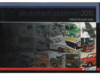 5 st Corgi Catalogues - 2008 - 2010