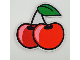 Cherries tygmärke patch 85x82mm
