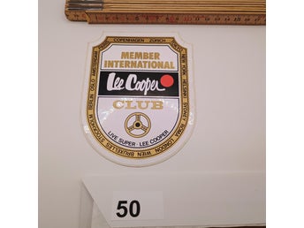 Lee Cooper Club - 1970s 1980s - Klistermärke