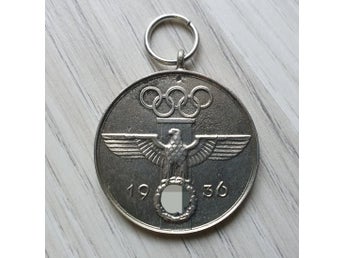 Deutsche Olympia Medaille Replika 1936, diameter 3,6 cm