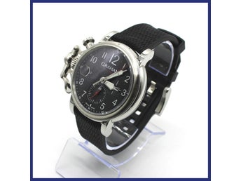 GRAHAM Chronofighter Grand Vintage klocka, 45mm, certifikat/tillbehör medföljer