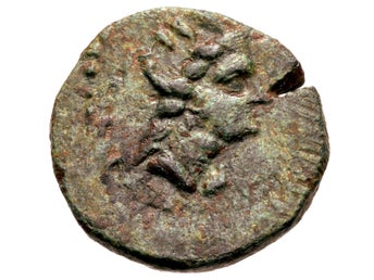 FENICIEN, Marathos. 165-151 f.Kr. Brons 17mm