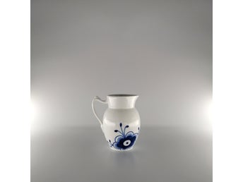 Royal Copenhagen Blå Mega Riflet Kanna (12 cm / 38 cl)