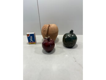 Äpple keramik 3 st