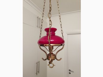 Taklampa ZENITH nr.1520 i mässing med två kupor Taklampa ZENITH nr.1520 i mässing med två kupor