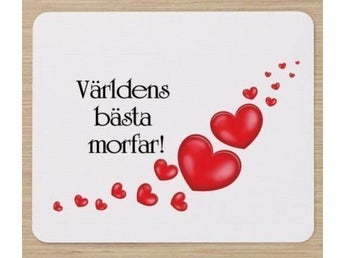 Musmatta - Världens Bästa Morfar, 22 x 18 cm