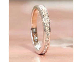 Helt Ny ring i Titan rostfritt stål graverad Titanium str. 18mm