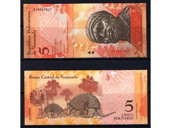 Venezuela 5 Bolivares 2008 Banknote Uncirculated UNC