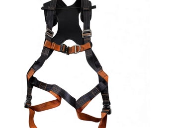 Portwest 2 Point Harness Fallskydd Sele Svart Orange Justerbar Arbete