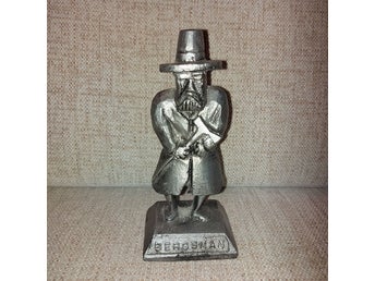 Bergsman figurin i tenn, 14,5 cm