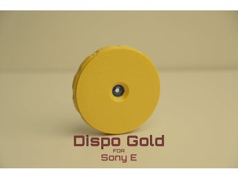 Dispo Lens Gold för Sony E-mount – Kameralins med engångskagmera-look