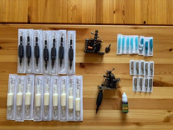 Tatueringsmaskiner och tillbehör tatuerings-kit tattoo kit