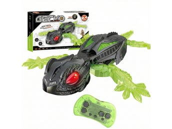 RC Gecko väggklättrare – fjärrstyrd leksak med LED och USB-laddning