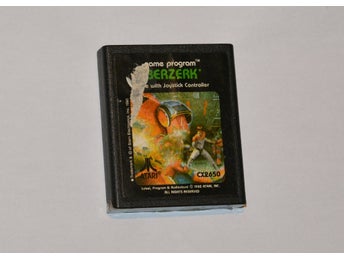 Berzerk för Atari 2600. Testad och fullt fungerande