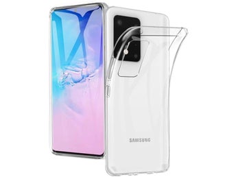 Genomskinlig Silikon Skal för Galaxy S20 Ultra