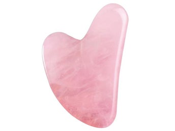 Natural Gua Sha Jade Rose Quartz Stone Face Board Tool