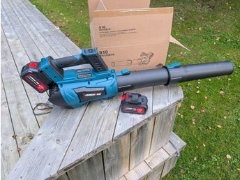 Ny Lövblås med 2st 4ah batterier