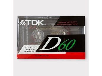 TDK D60 - Kassettband (Inplastad)