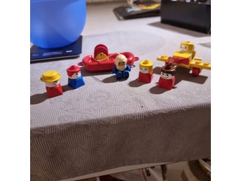 Retro Lego Duplo figurer och fordon