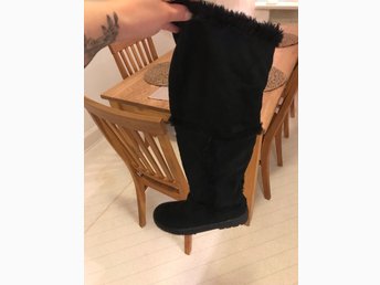Overknee oversize knähöga stövlar vinter skor s.. (373196262 Overknee oversize knähöga stövlar vinter skor s.. (373196262