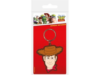 TOY STORY WOODY GUMMI NYCKELRING Merchandise Merch 4 3 2 Disney
